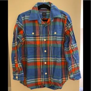 GapKids Plaid Flannel Button Down Shirt
